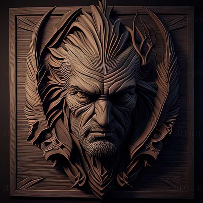 3D model The Witcher 3 Wild Hunt game (STL)
